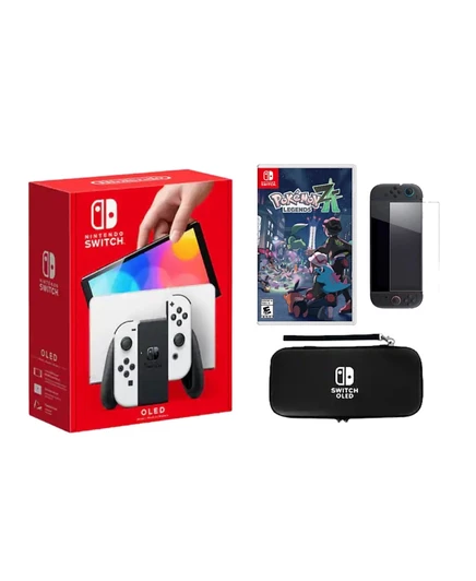 Игровая приставка Nintendo Switch OLED с аксессуарами и игрой Pokémon