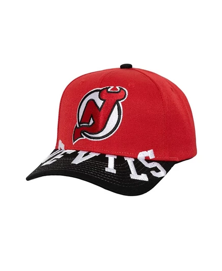 Мужская кепка Mitchell & Ness Devils Underarch, красно-черная
