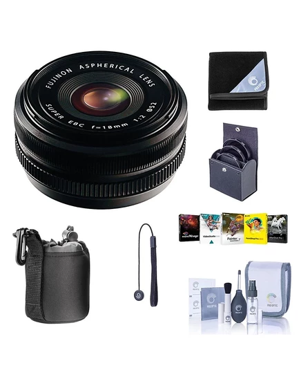 Объектив Fujifilm XF 18mm f/2.0 R, комплект, черный