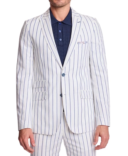 Мужской пиджак Paisley & Gray Ashton Peak, белый