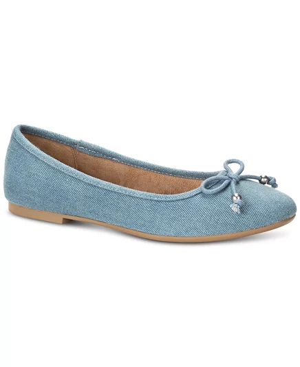  Женские балетки-слипоны Monaee с бантом, созданные для Macy's light denim