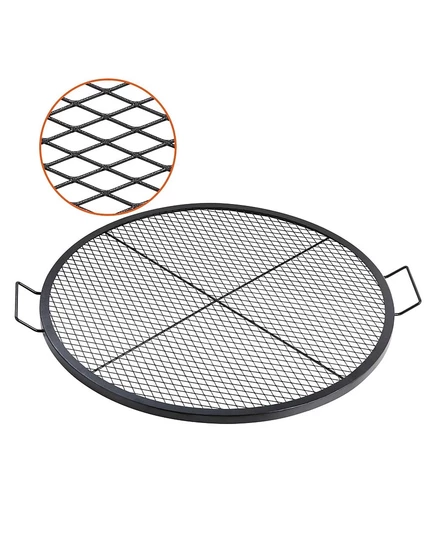 Решетка гриль ecooso x-marks 36″ круглая, черная