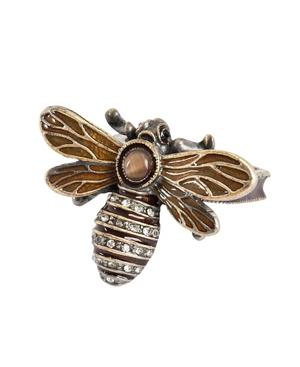Кольцо для салфеток Saro Lifestyle Bumble Bee, набор из 4 штук