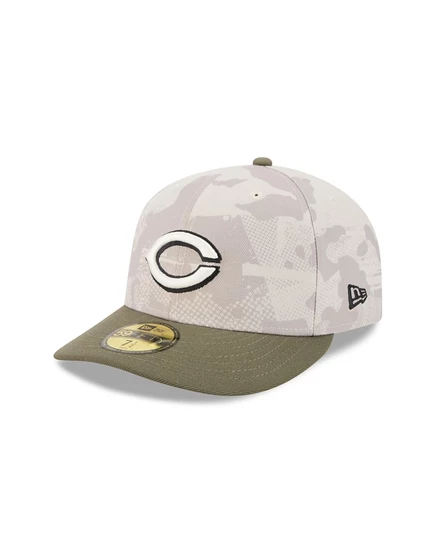 Мужская кепка New Era 59FIFTY Cincinnati Reds, бежевая