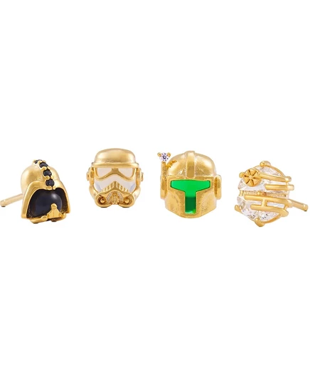 Серьги-пусеты Girls Crew Star Wars Empire, позолоченные