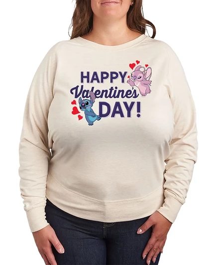 Женская футболка больших размеров Hybrid Apparel Stitch Happy, белая