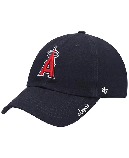 Женская кепка 47 Brand Los Angeles Angels, темно-синяя