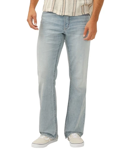 Мужские джинсы Silver Jeans Co Zac свободного кроя, синие