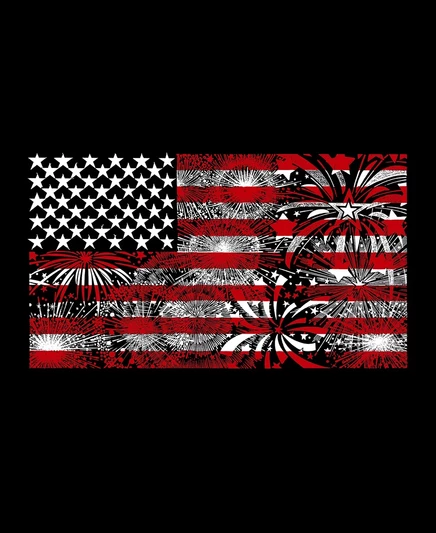 Мужской лонгслив la pop art флаг сша принт, черный