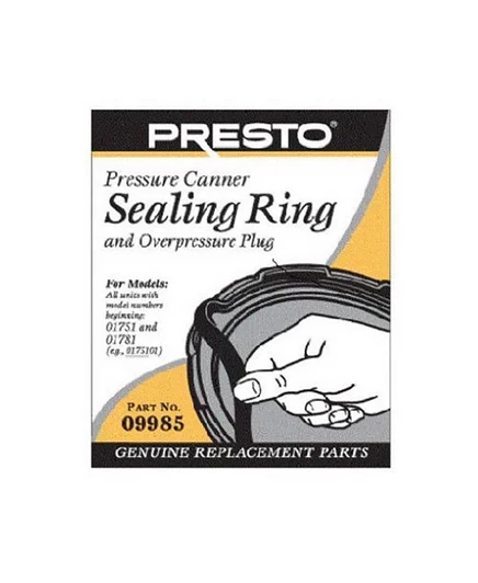 Кольцо уплотнительное Presto 09985 с клапаном, черное