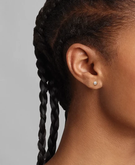 Женские серьги Pandora Era 14K с лаб. бриллиантами, золотые