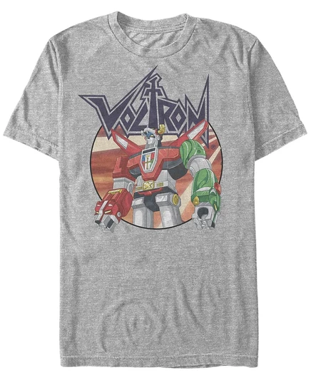 Мужская футболка Fifth Sun Voltron Robot Logo, серая
