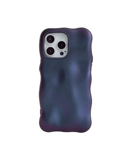Чехол Auramma Matte Bubbles для iPhone 15 Pro Max Case фиолетовый