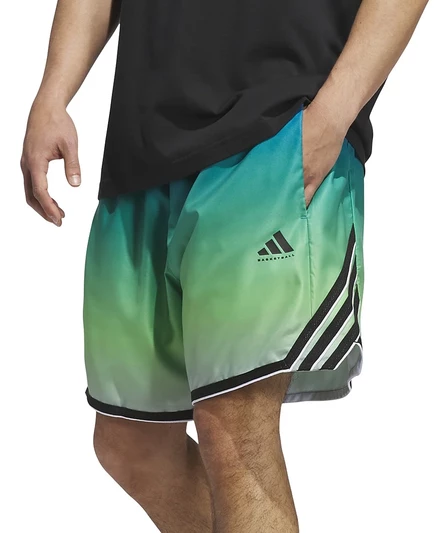 Мужские шорты Adidas Faded 3-Stripes Logo, зеленые