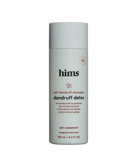 Шампунь для удаления перхоти Hims & Hers с пиритионом цинка 1% без красителя