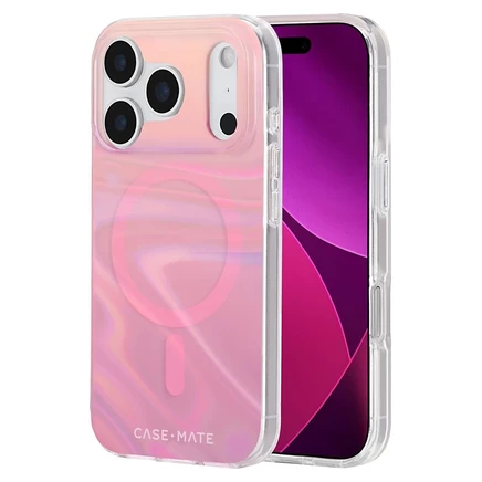 Чехол-накладка Mate Peach Soap Bubble MagSafe Case для Apple iPhone 17 Pro без цвета