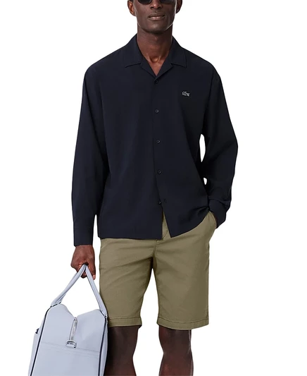 Мужские бермуды Lacoste slim fit, зеленые