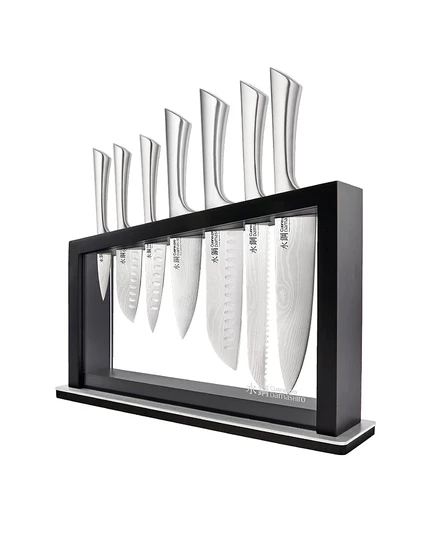 Набор ножей Cuisinepro Damashiro Satori, 8 пр., серебристый