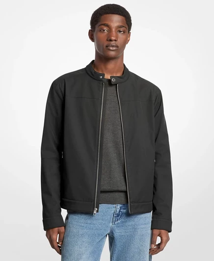 Мужская куртка Michael Kors Racer водо- и ветрозащитная, черная