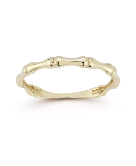  Бамбуковое кольцо из золота 14 Карат 14k gold