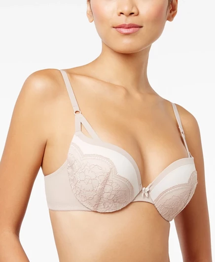 Бюстгальтер на косточках Maidenform Love the Lift Push Up DM9900 коричнево-бежевый