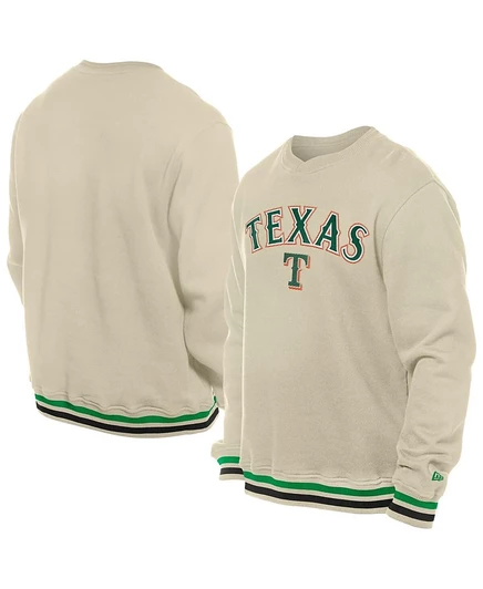Мужской пуловер New Era Texas Rangers St. Patrick's Day, бежевый
