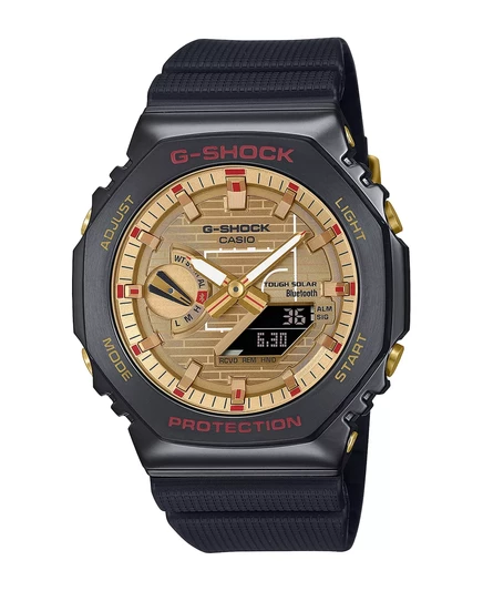  Мужские часы Rui Hachimura из черной смолы, 44,4 мм, GBM2100RH-1A black