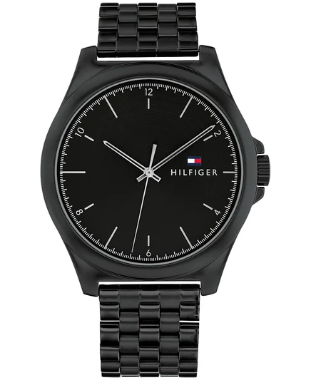 Мужские часы Tommy Hilfiger 42 мм из стали, черные