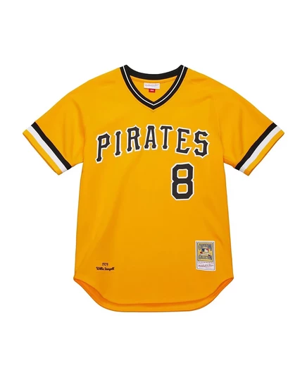 Мужская футболка Mitchell & Ness Willie Stargell Gold Pittsburgh Pirates  gold