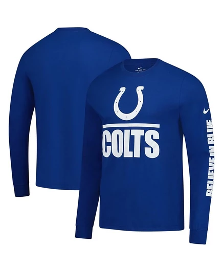 Мужская футболка Nike Split Local Indianapolis Colts, синяя