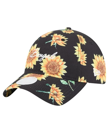Женская кепка New Era Bengals 9TWENTY, черная