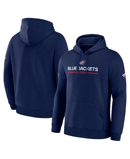 Мужское худи Fanatics Columbus Blue Jackets, синее