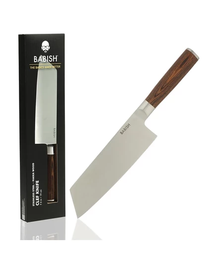 Нож Babish Clef 19 см, немецкая сталь, коричневый