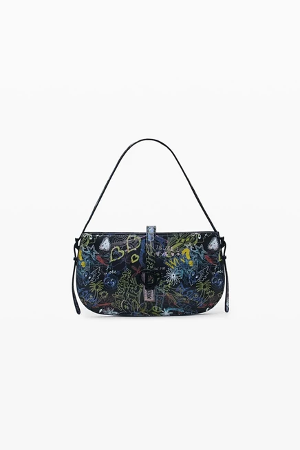 Женская сумка Desigual Studio Graffiti, черная