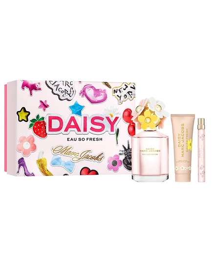 Набор туалетной воды Marc Jacobs Daisy Eau So Fresh, 3 шт., без цвета
