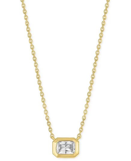 Колье Forever Grown Diamonds, лаб. 0,33 карат, 10k желтое