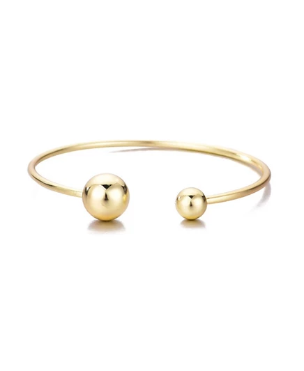 Браслет-манжета ADORNIA Gold Spheres золотой