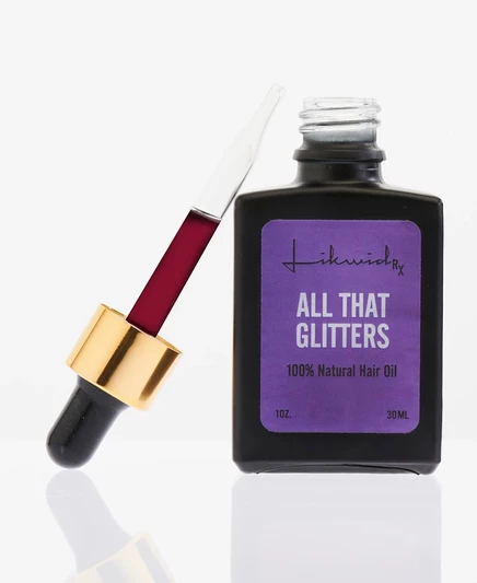 Масло для волос Likwid Rx All That Glitters, фиолетовое