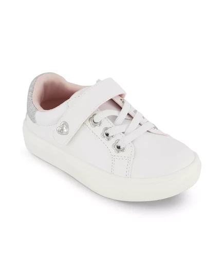  Кроссовки для маленьких девочек Gina Bijou Court Sneaker white