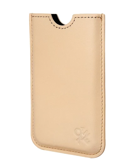 Женский кожаный чехол Token для iPhone 4/4S, бежевый