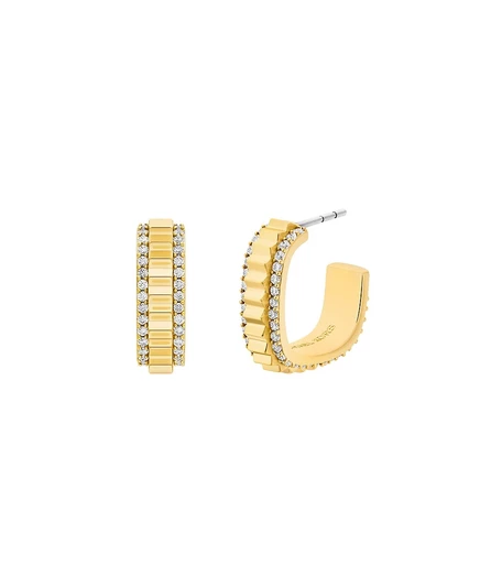 Серьги-кольца Michael Kors Lexington, золотистые