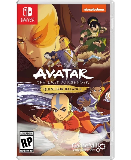 Видеоигра Game Mill Avatar: The Last Airbender — Quest for Balance для Switch
