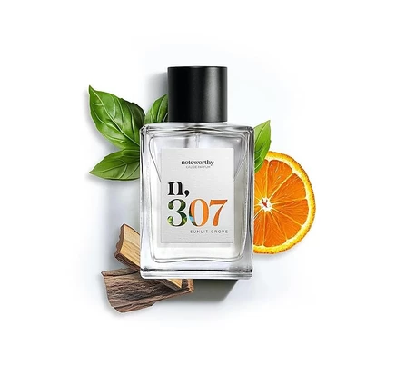 Примечательный n,307 Парфюмированная вода | Освещенная солнцем роща | Аромат мандарина и сандалового дерева