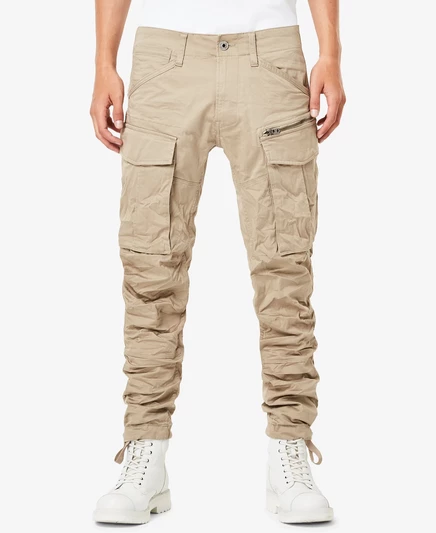  Мужские прямые зауженные брюки-карго Rovic Zip 3D dune