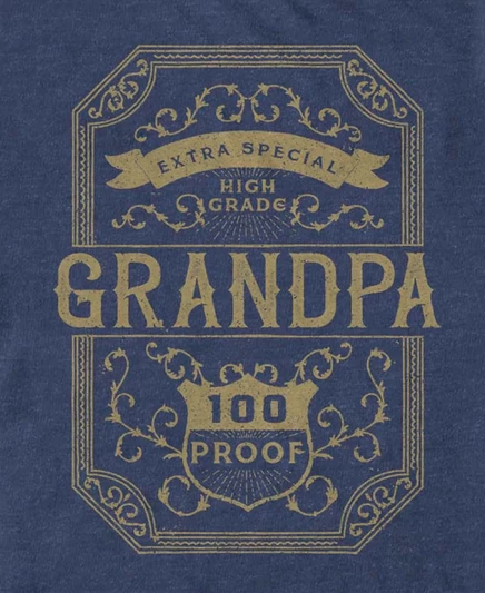 Мужская высококачественная футболка с коротким рукавом Fifth Sun от Grandpa navy heather