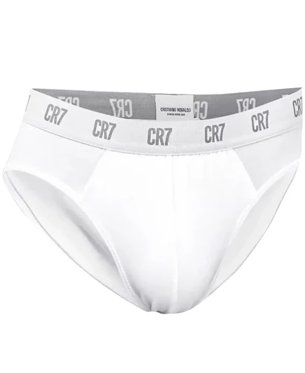 Мужские трусы-брифы CR7 Main Basic, 3 шт., белые