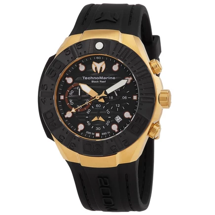 Мужские часы TechnoMarine TM-523012, кварцевый хронограф, черный
