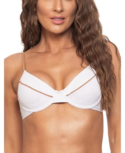 Женский купальный топ Guria Beachwear с косточками, белый