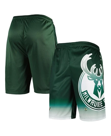 Мужские шорты Fanatics Milwaukee Bucks, зеленые