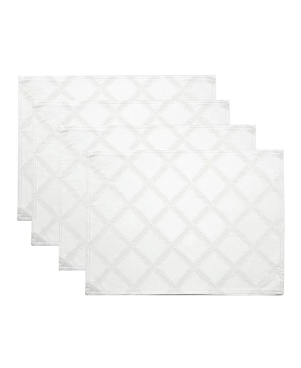 Салфетки сервировочные Lenox Laurel Leaf набор 4 шт 33×46 см, белые